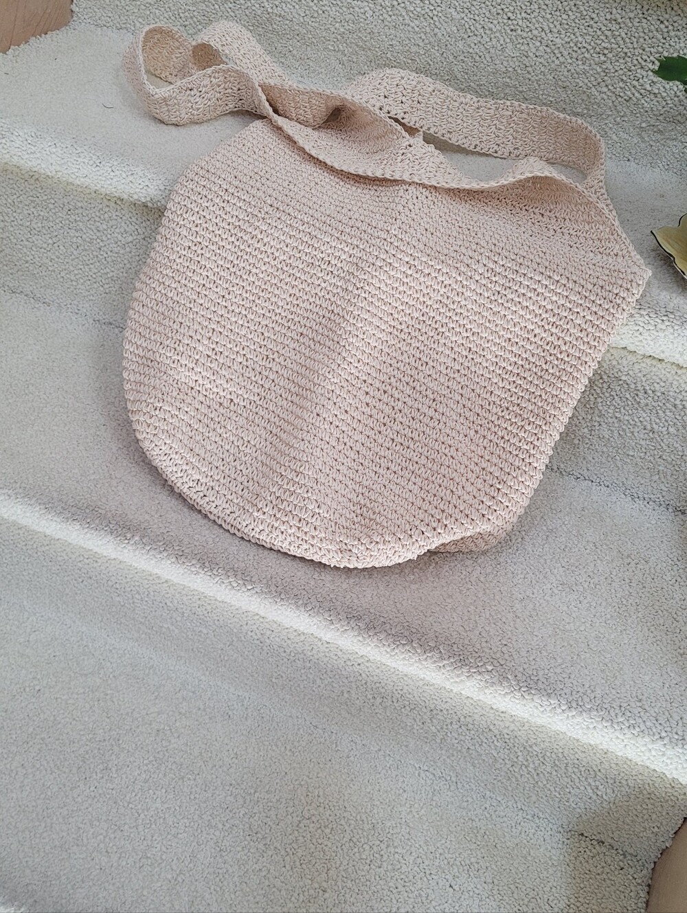 Bass Woven Cream Shoulder Bag - Brand: Bass - Picture 5 of 8